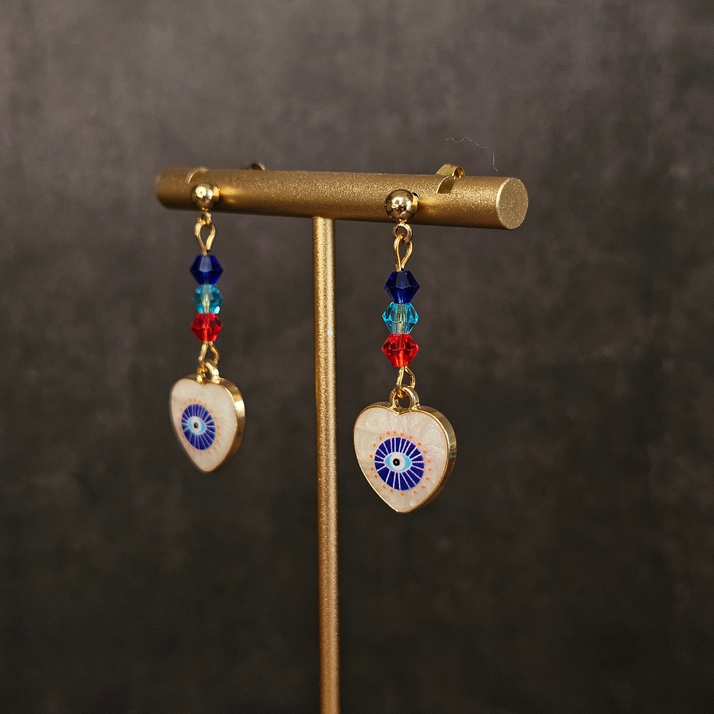 Boucles D’Oreilles - Les yeux colorés