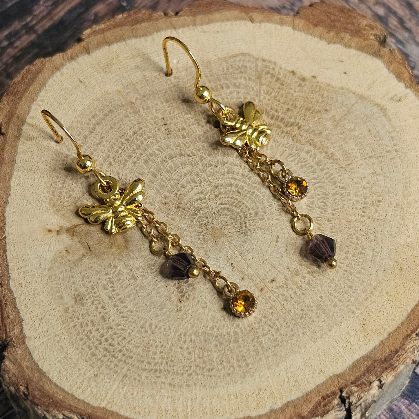 Boucles D’Oreilles - Les abeilles