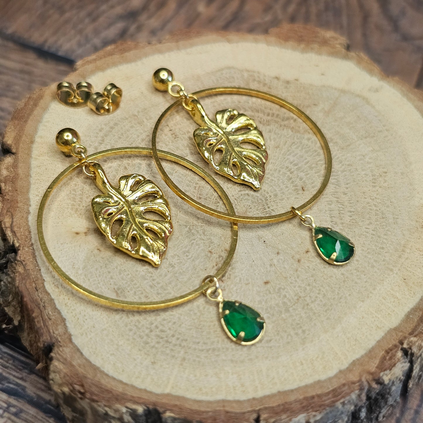 Boucles D’Oreilles - Les Monsteras