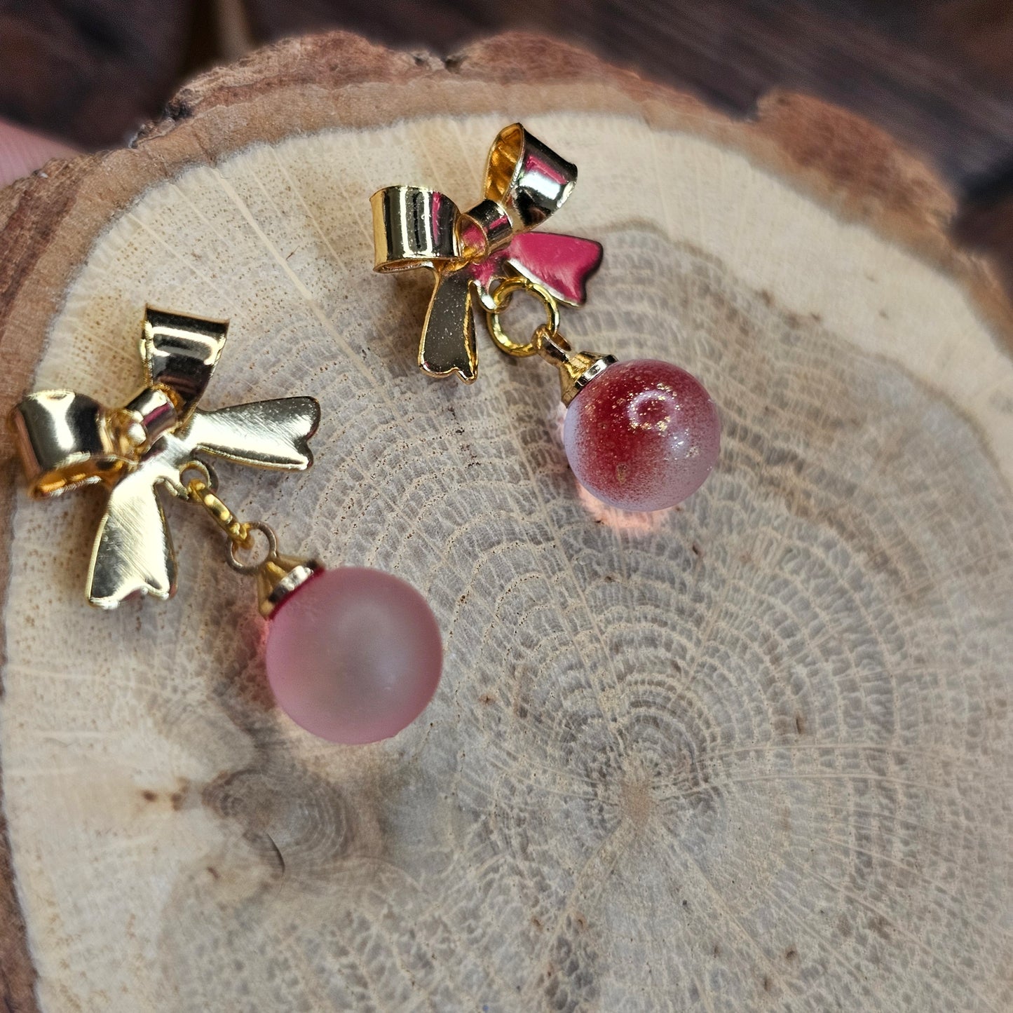 Boucles D’Oreilles - Les Petits Nœuds de Noël