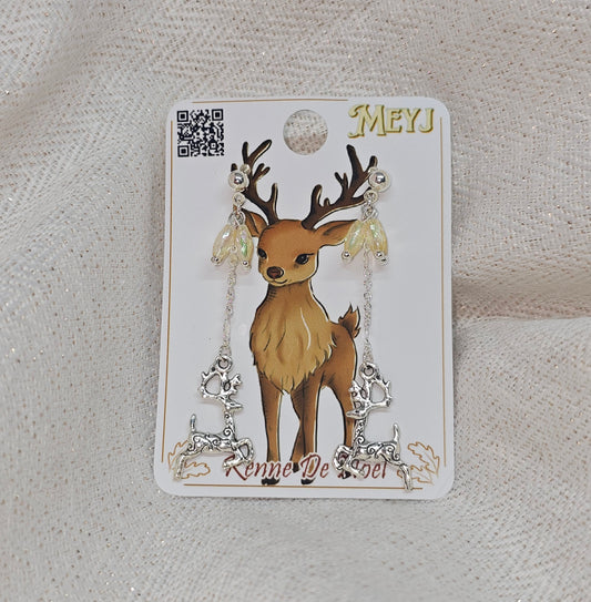 Boucles d'oreilles Rennes de Noël