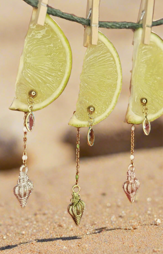 Boucles d'oreilles - Perles des Sirènes -