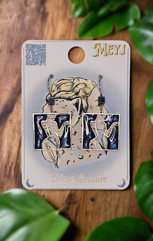 Boucles d'oreilles- Collection Déesse Lunaire- La femme Mystère