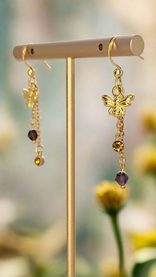 Boucles d’oreilles - Douceurs d’Insectes - Les Abeilles