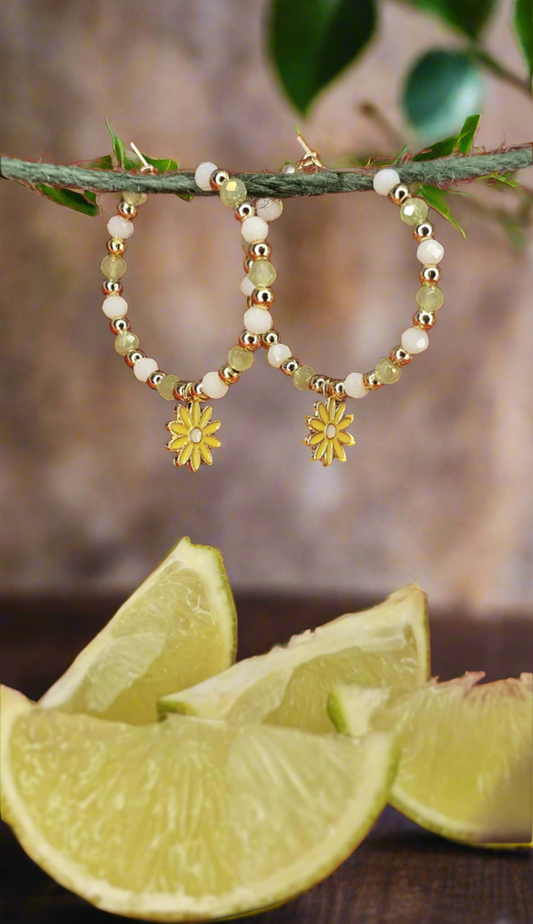 Boucles d’Oreilles - Jardin Fleurit - Les Créoles Fleurit