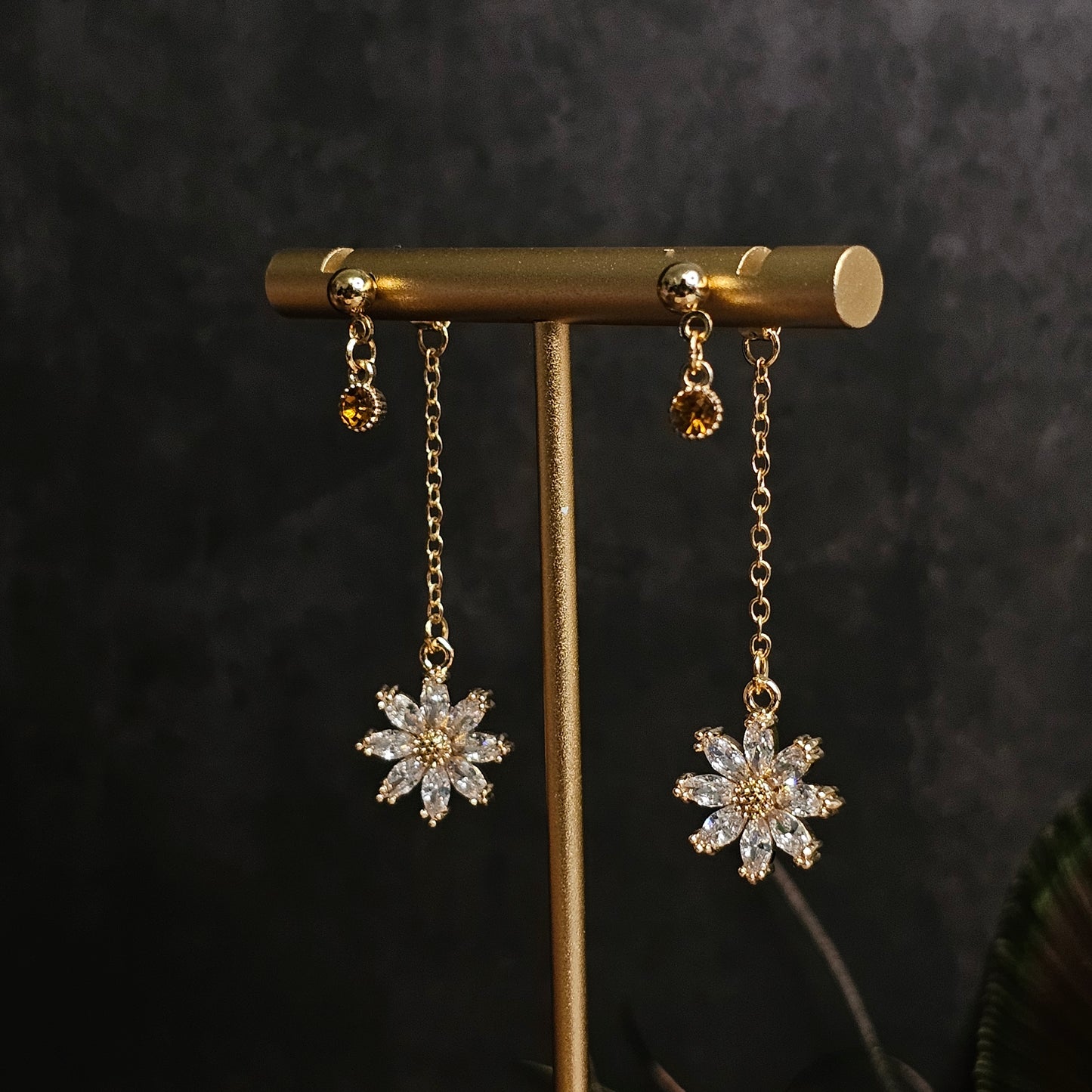 Boucles D’Oreilles - Les fleurs de cristal