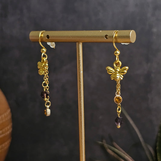Boucles D’Oreilles - Les abeilles