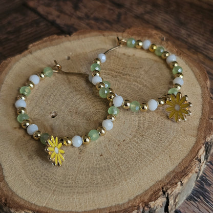 Boucles d'oreilles – Les Créoles Fleuries