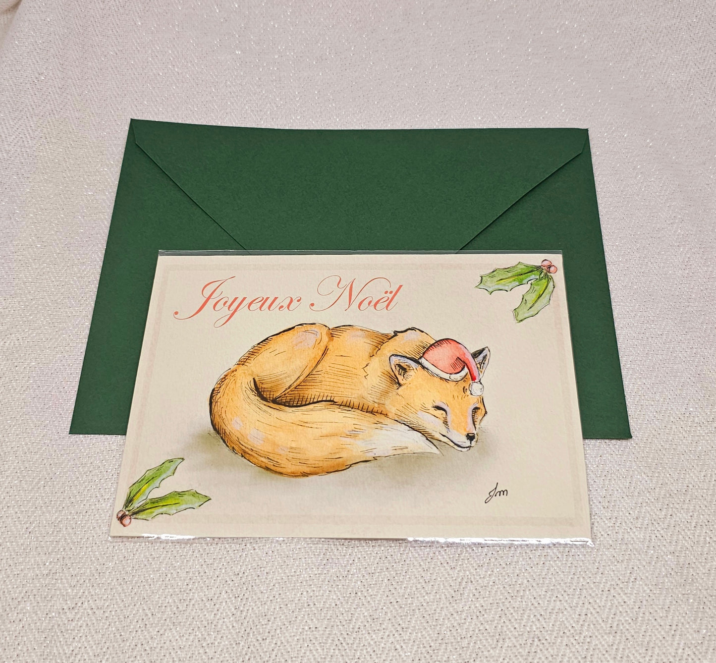 Carte de Noel - Renard