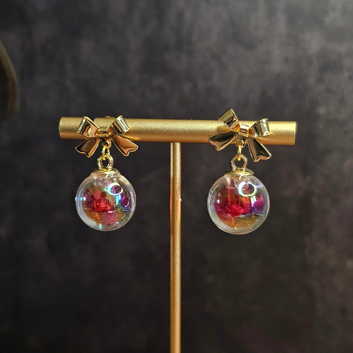Boucles D’Oreilles - Les Nœuds de Noël