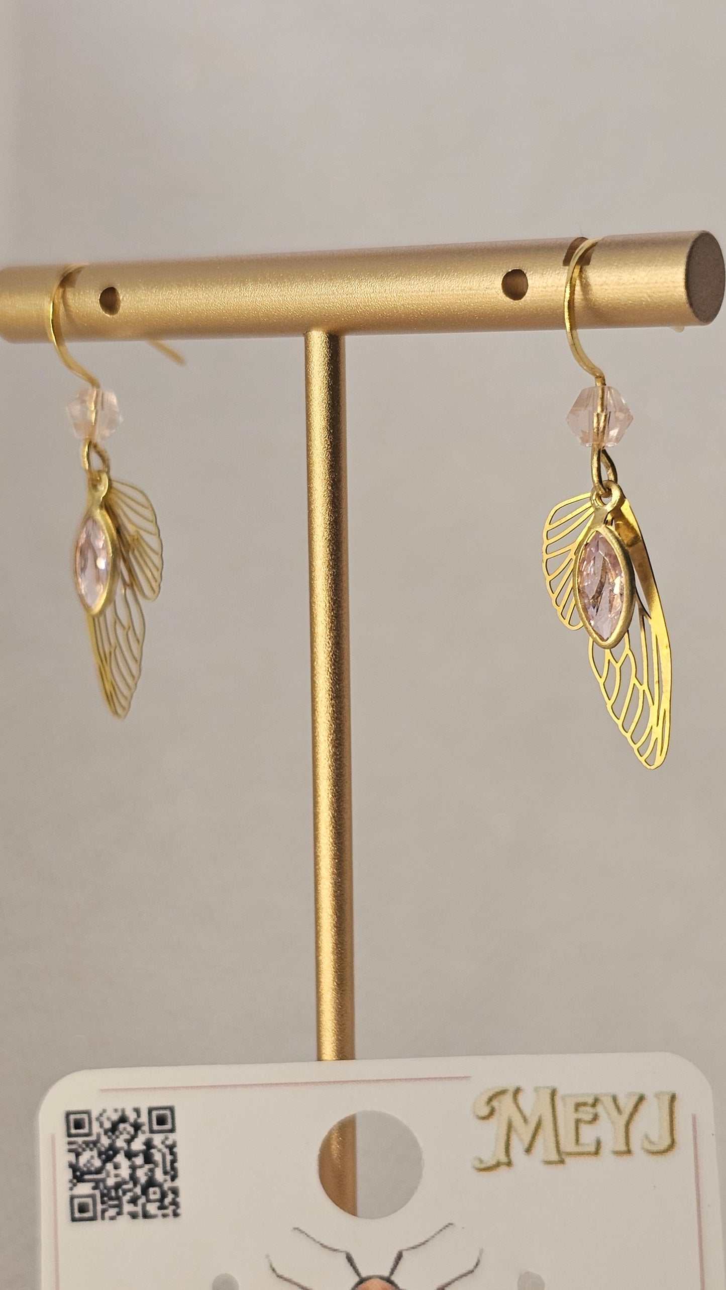 Boucles d'oreilles- Douceur D'insecte - Les ailes de Papillons