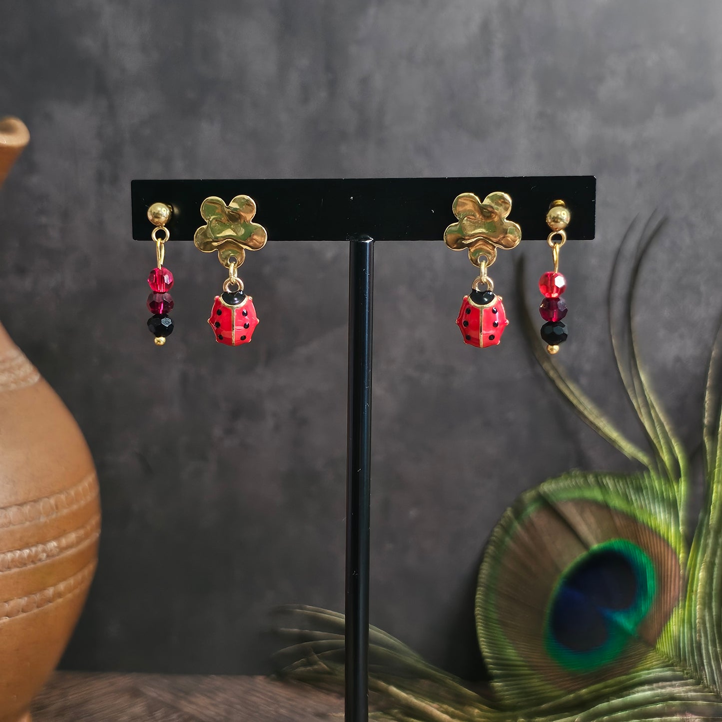 Boucles D’Oreilles - Les ensembles coccinelles