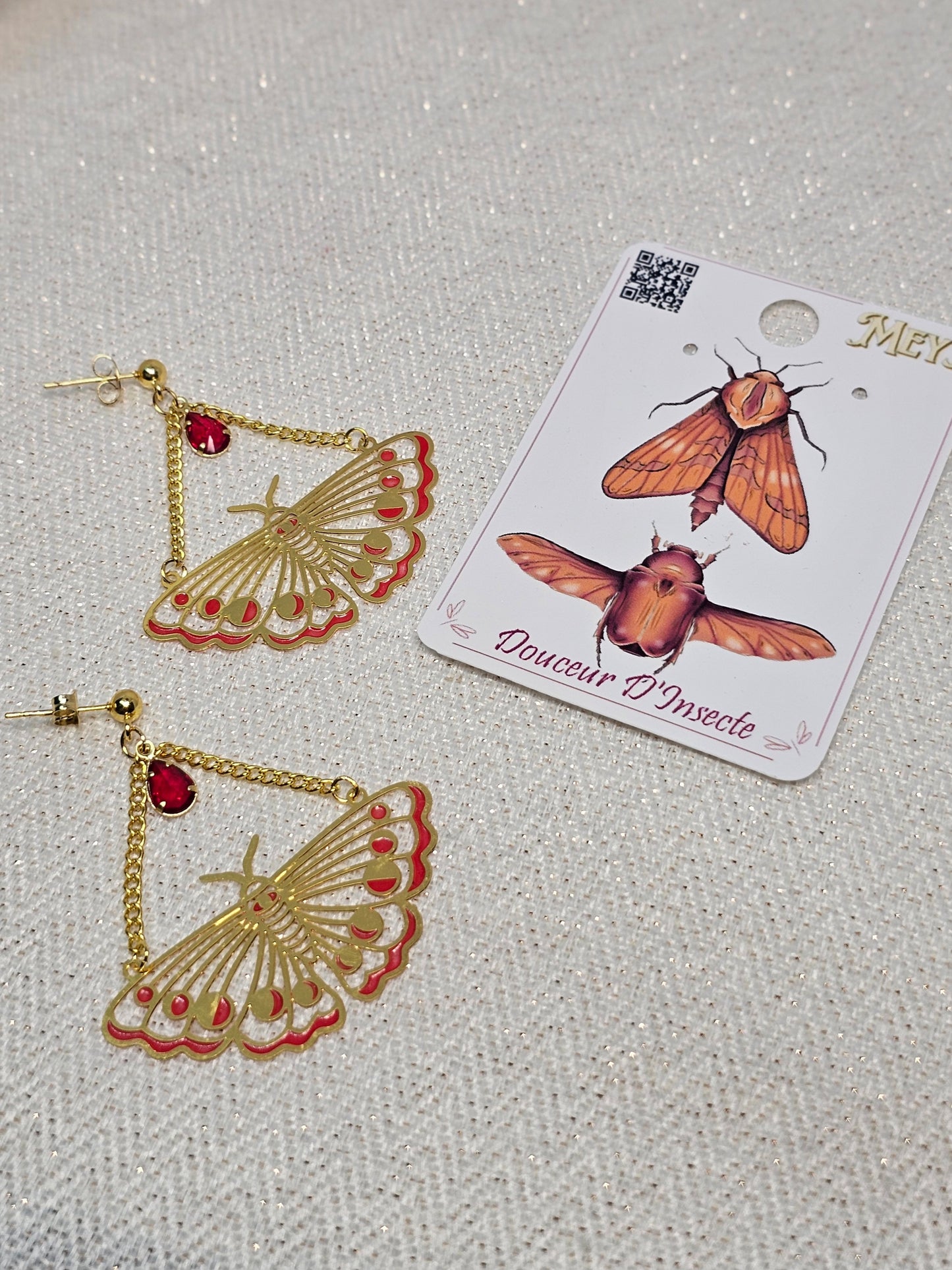 Collection Douceur D'insecte - Les papillons Rouges