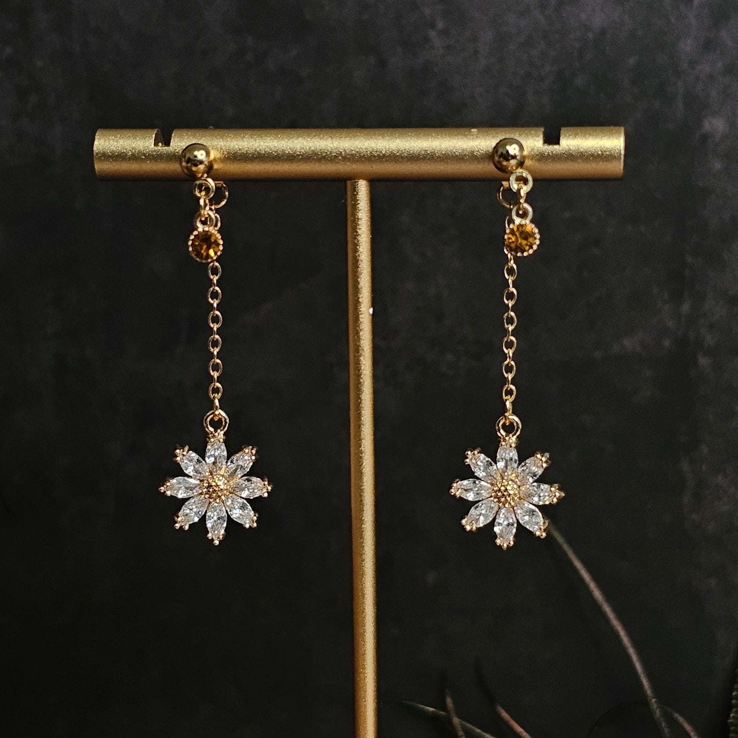 Boucles D’Oreilles - Les fleurs de cristal