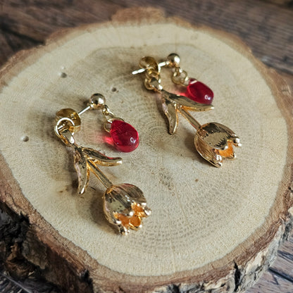 Boucles D’Oreilles - Les tulipes