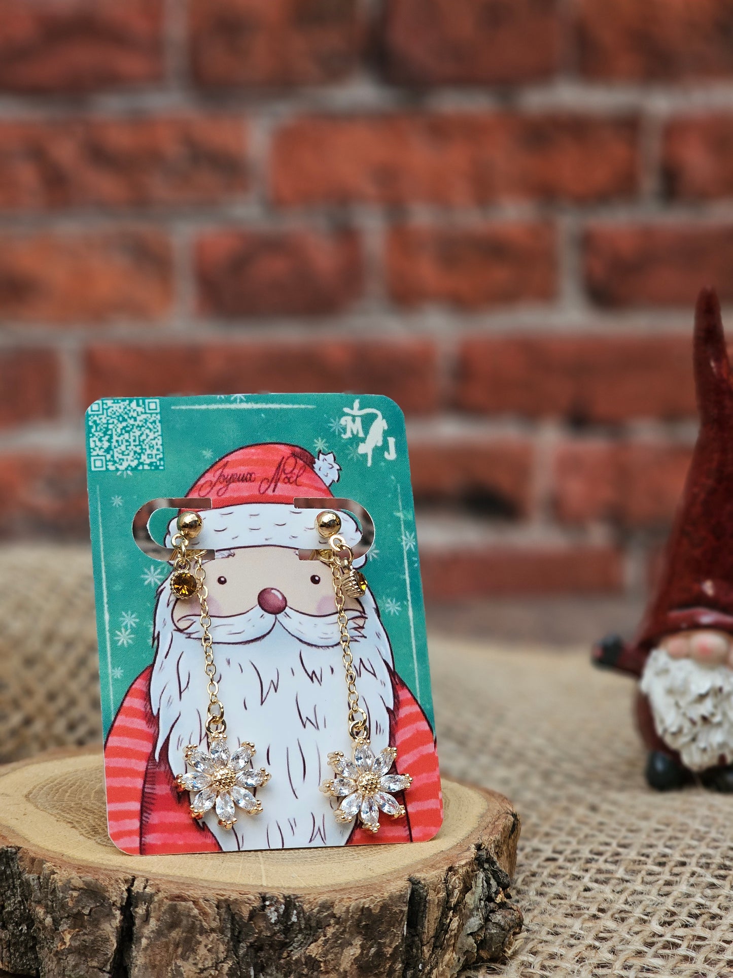 Les Fleurs en Cristal Blanche - Noël