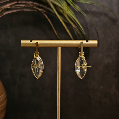 Boucles D’Oreilles - Les cristaux d'étoile