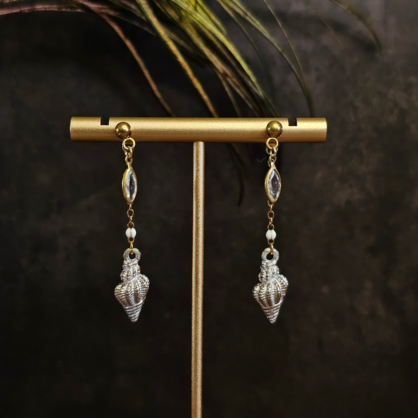 Boucles D’Oreilles - Les Coquillages pendantes