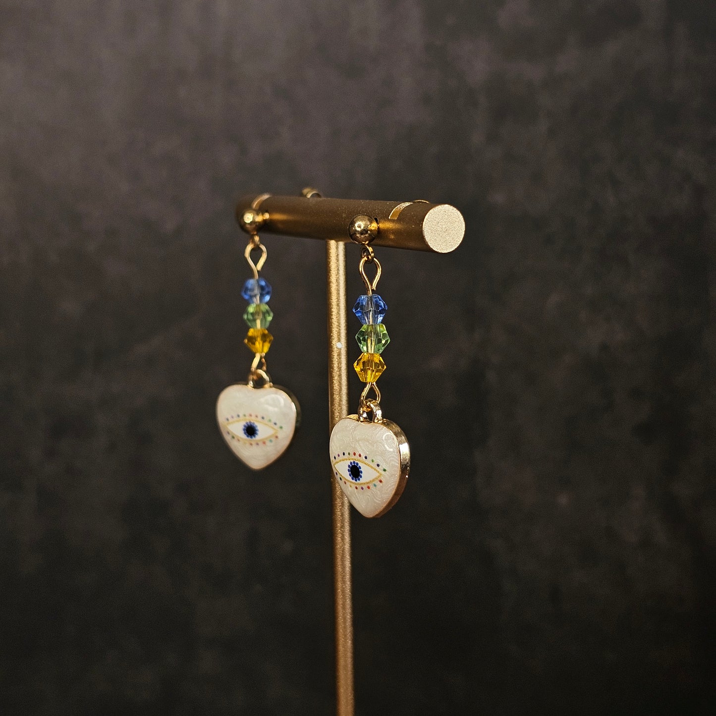 Boucles D’Oreilles - Les yeux colorés