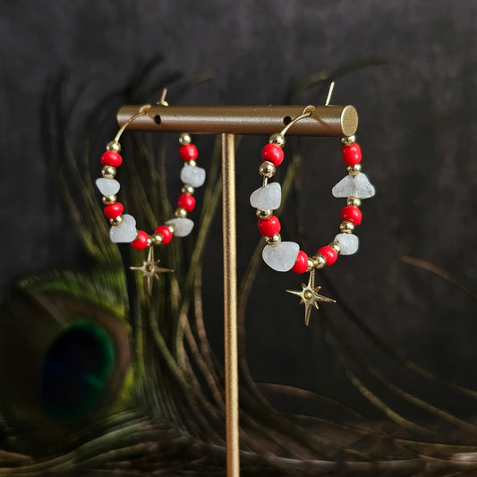 Boucles D’Oreilles - Les Créoles étoilées