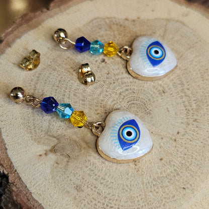 Boucles D’Oreilles - Les yeux colorés