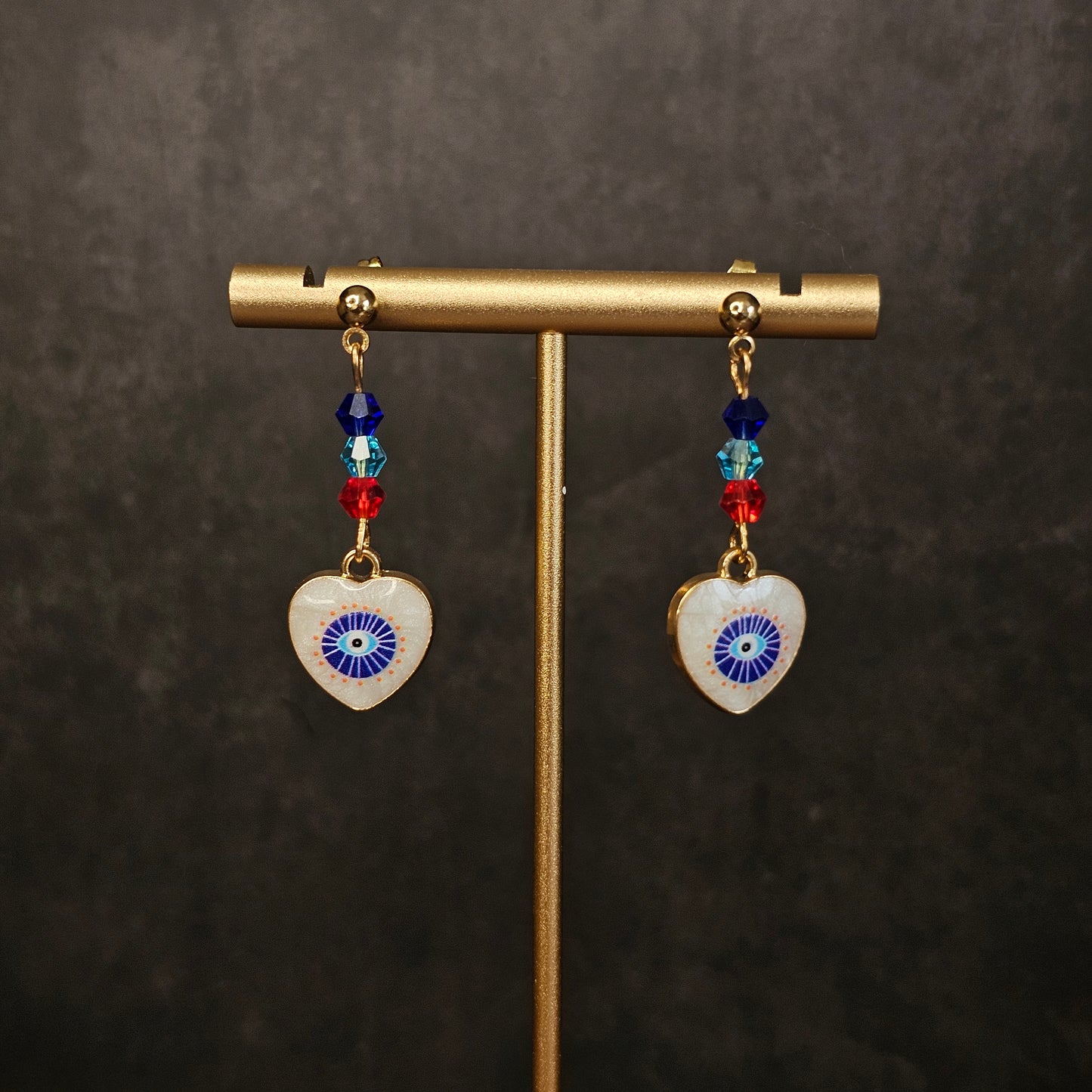 Boucles D’Oreilles - Les yeux colorés
