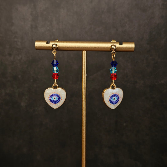 Boucles D’Oreilles - Les yeux colorés