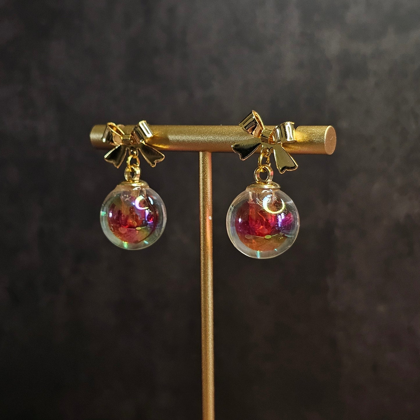 Boucles D’Oreilles - Les Nœuds de Noël