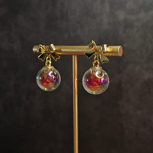 Boucles D’Oreilles - Les Nœuds de Noël