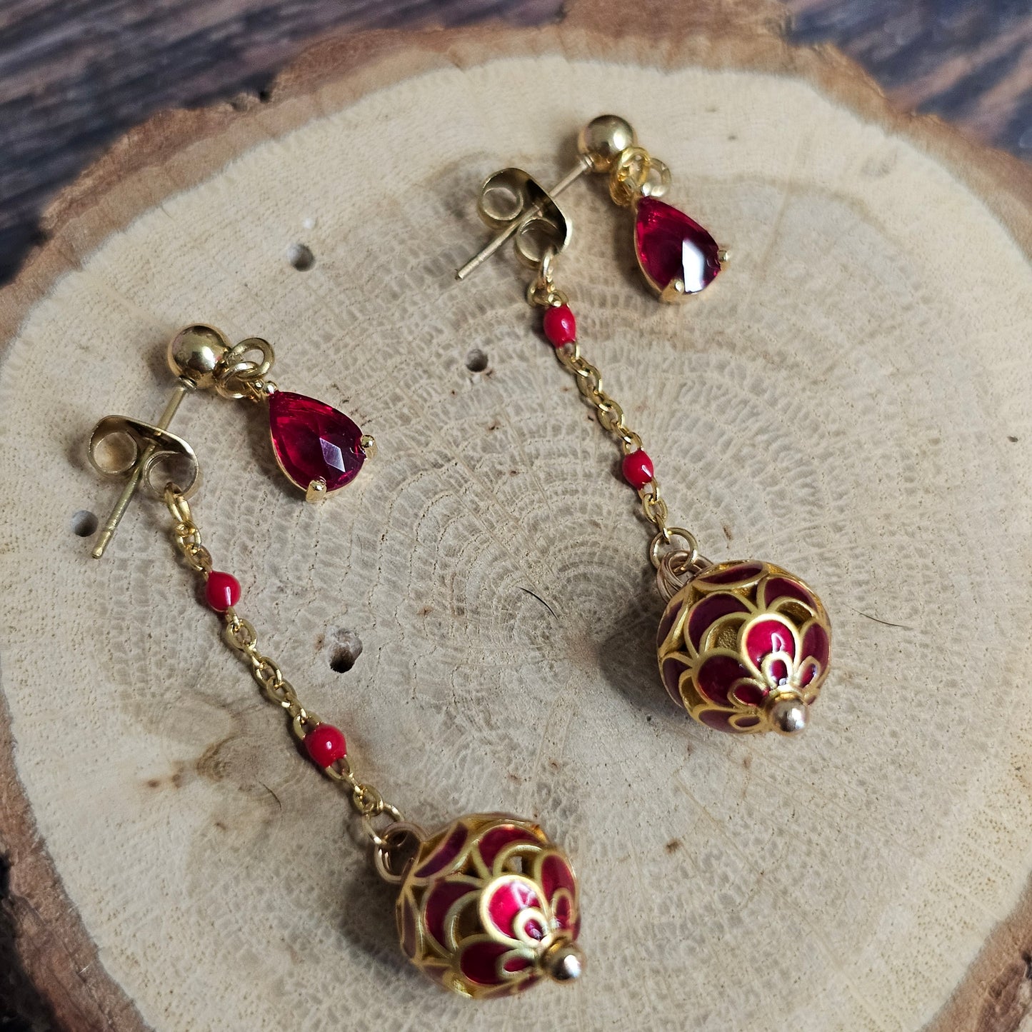 Boucles D’Oreilles - Les perles pendantes