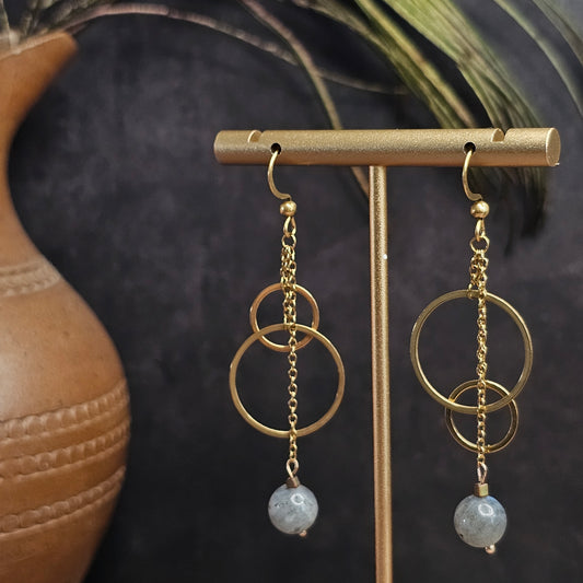 Boucles d'oreilles - Collection Villt N°10 - TUNGLSTEINN