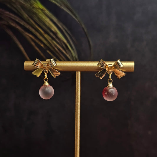 Boucles D’Oreilles - Les Petits Nœuds de Noël