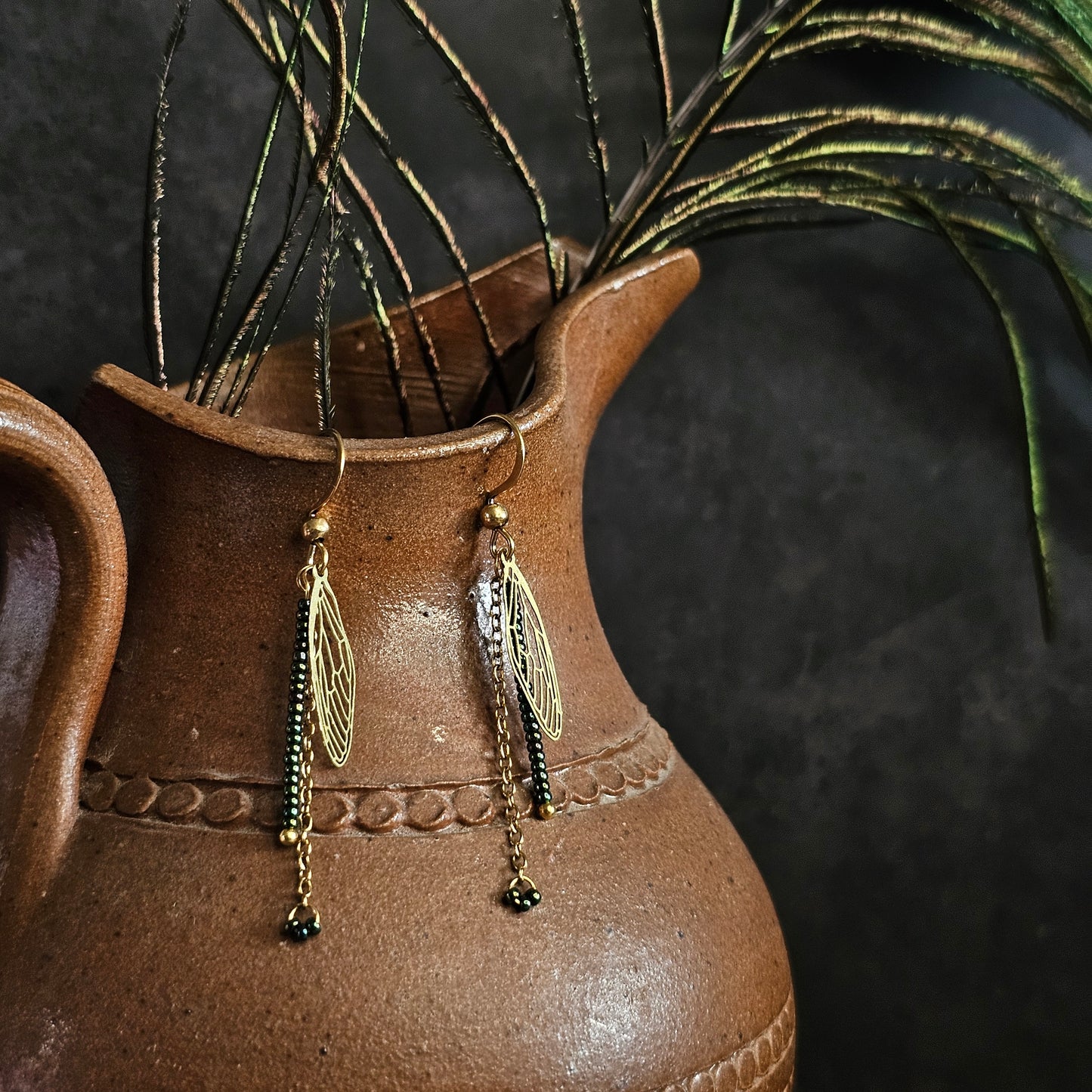 Boucles D’Oreilles - Les ailes de libellule