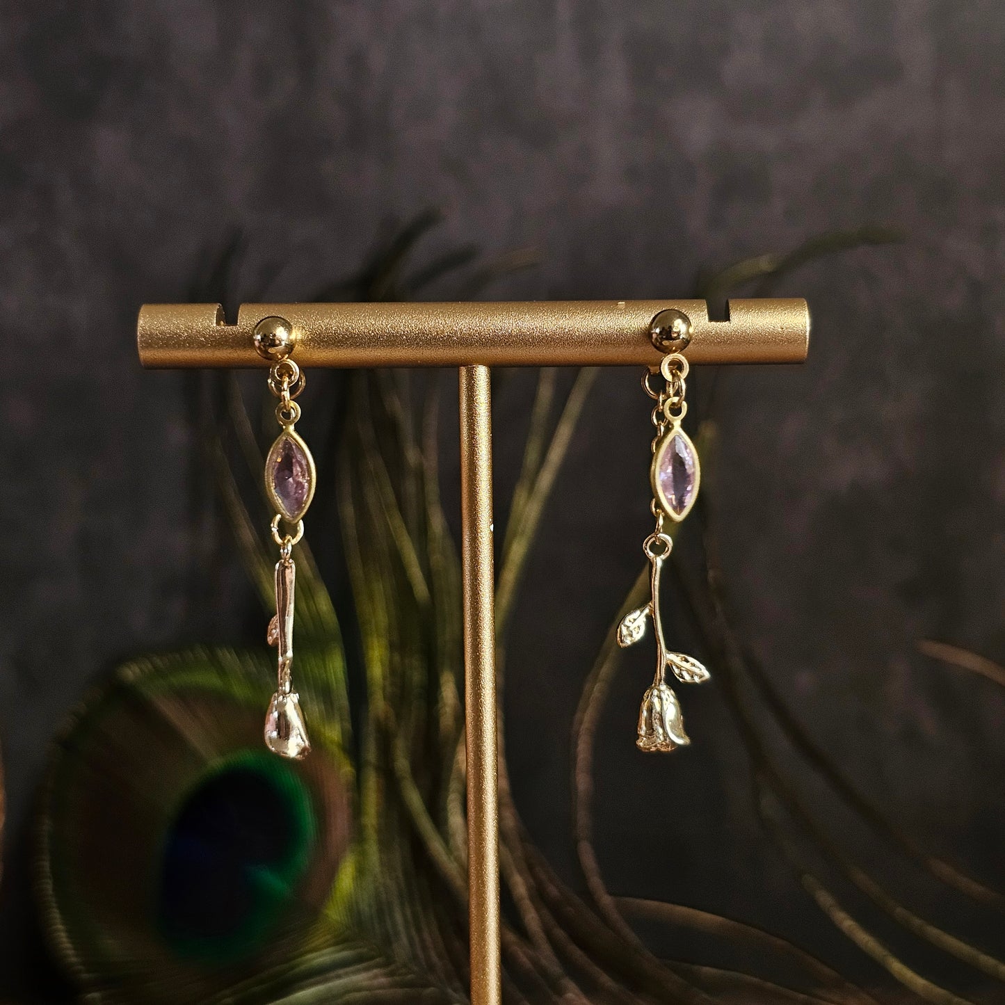 Boucles D’Oreilles - Les roses