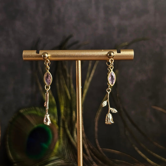 Boucles D’Oreilles - Les roses