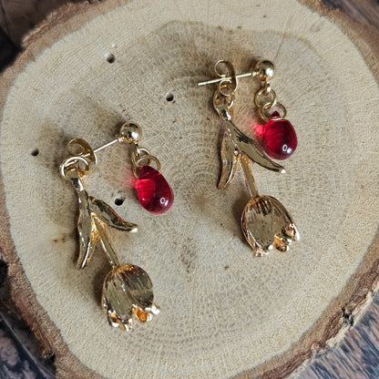 Boucles D’Oreilles - Les tulipes