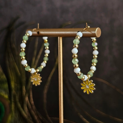 Boucles d'oreilles – Les Créoles Fleuries