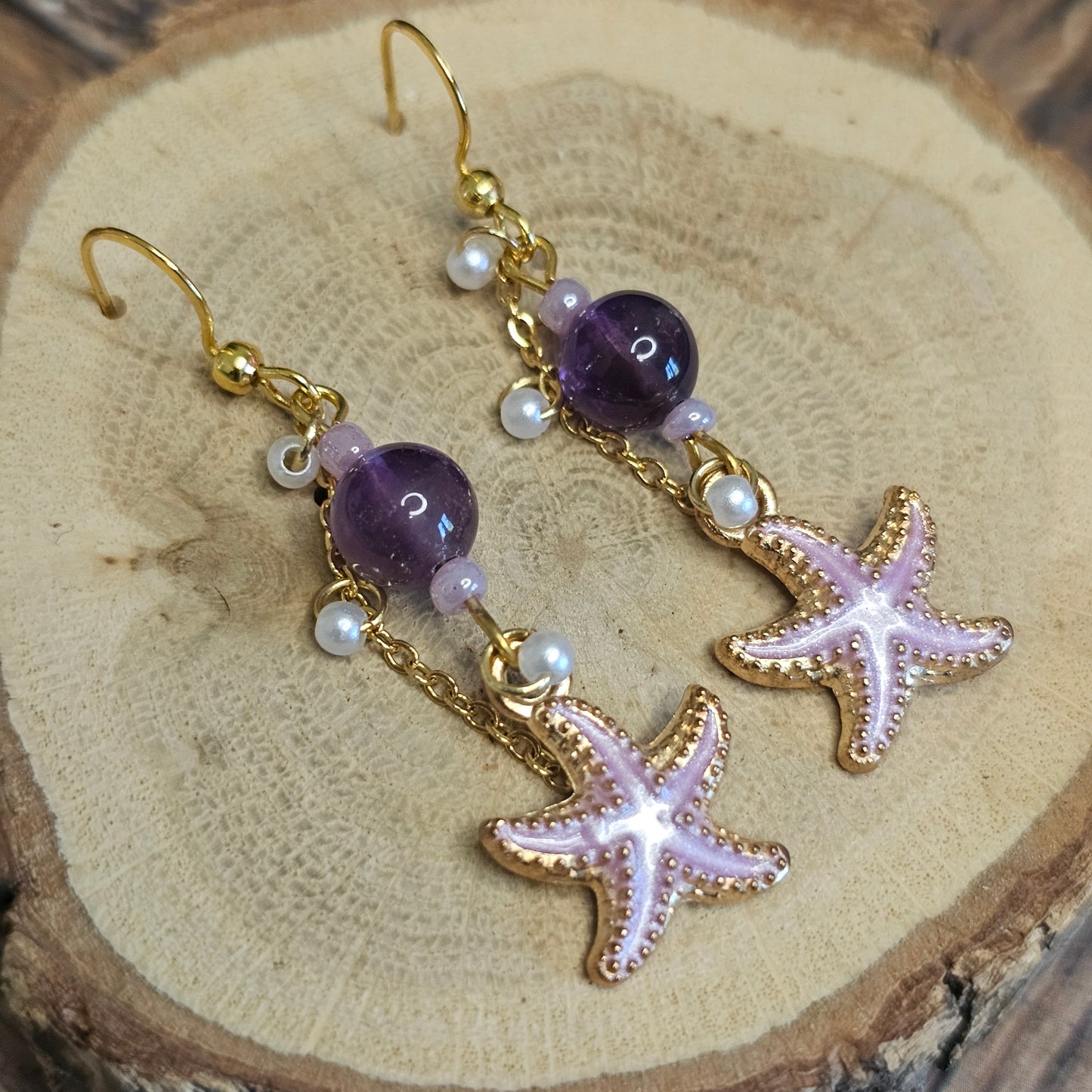 Boucles D’Oreilles - Les Coquillages perle naturelle