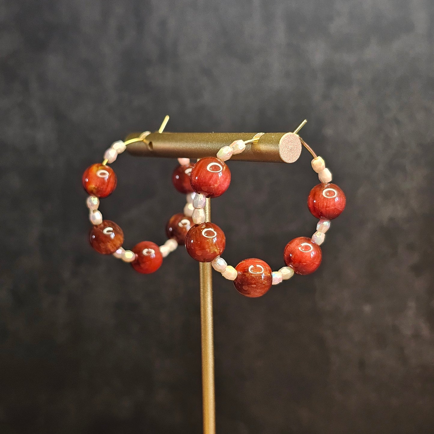 Boucles d’oreilles – Les Créoles bicolores