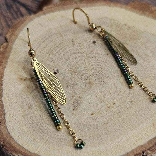 Boucles d'oreilles - Collection Villt N°12 -DREKAFLUGA