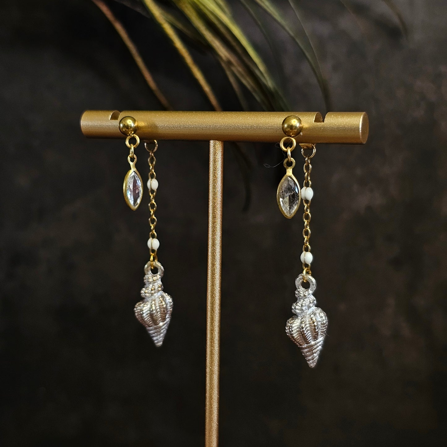 Boucles D’Oreilles - Les Coquillages pendantes