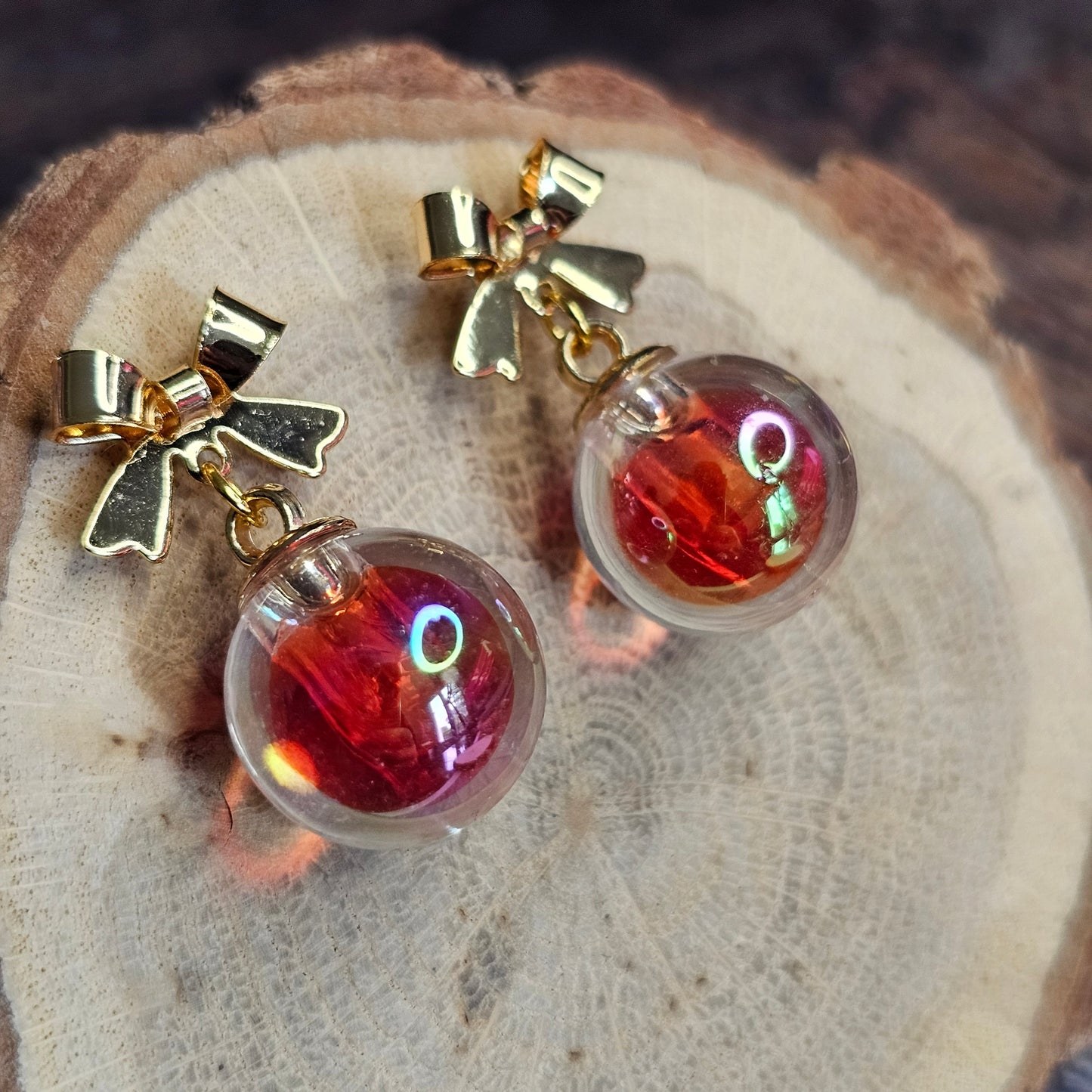 Boucles D’Oreilles - Les Nœuds de Noël