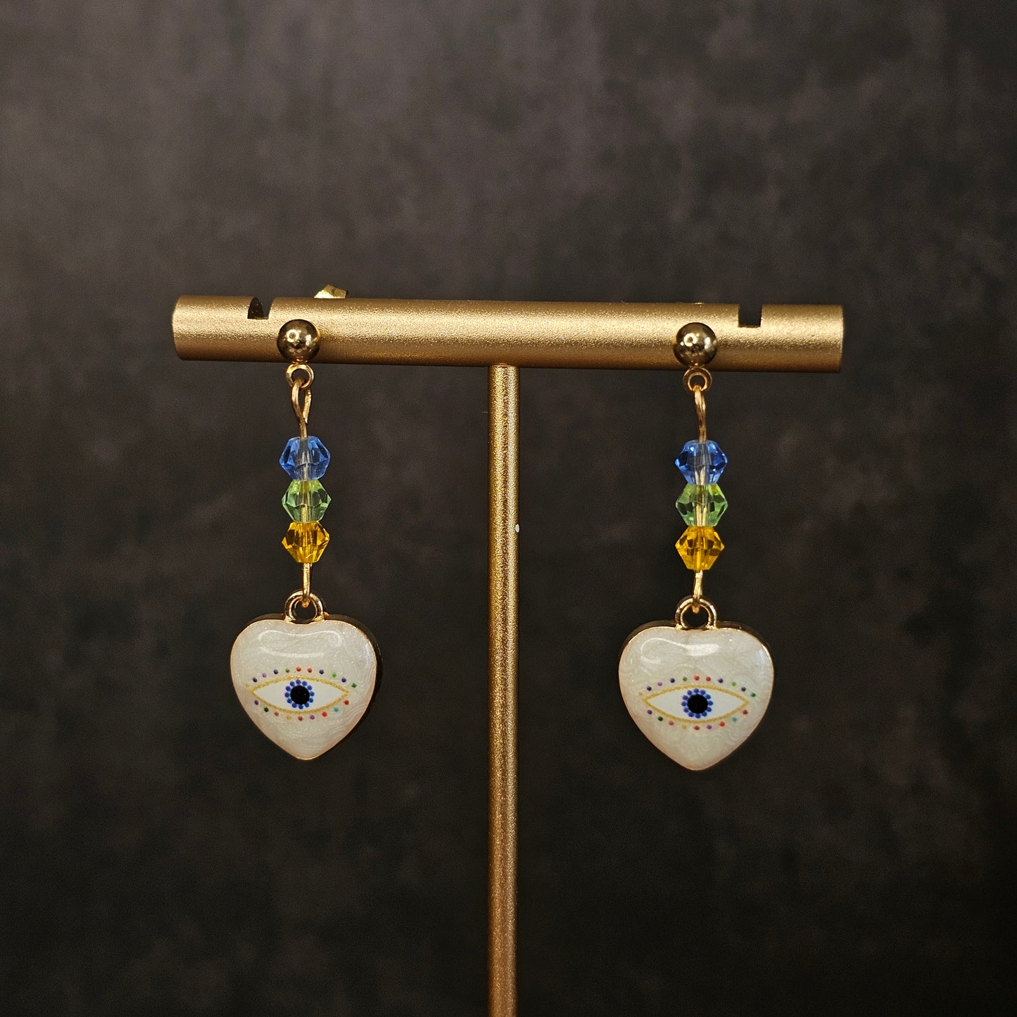 Boucles D’Oreilles - Les yeux colorés