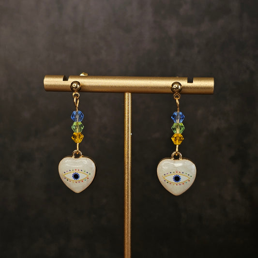 Boucles D’Oreilles - Les yeux colorés