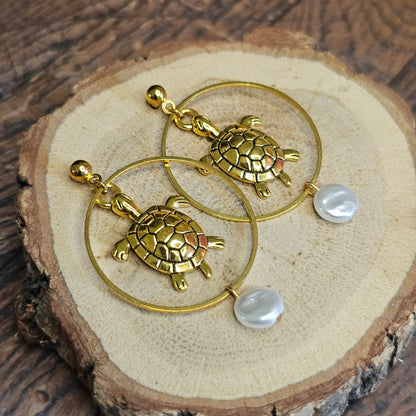 Boucles d'oreilles - Les Tortues