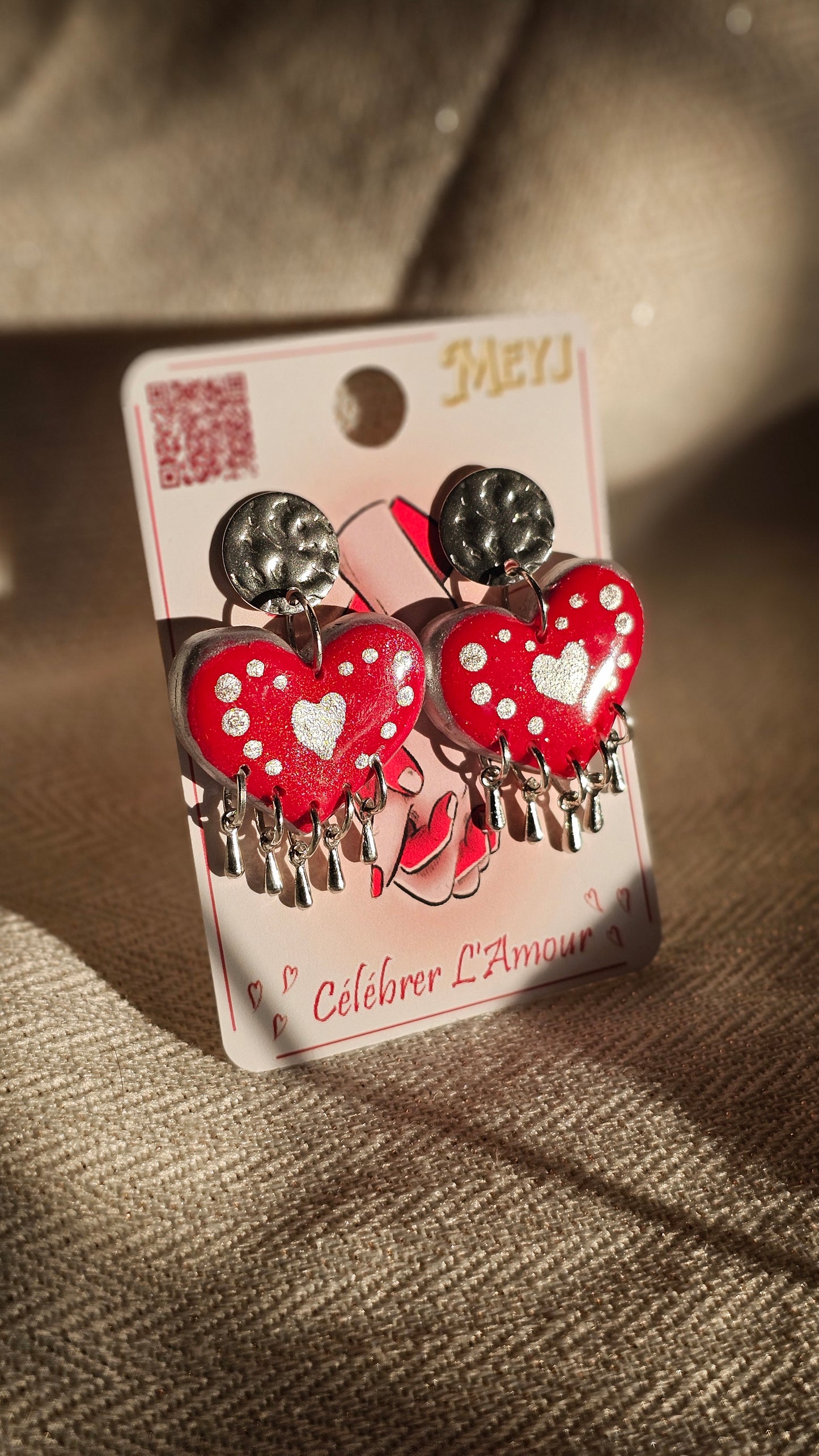 Boucles D'oreilles Saint Valentin - Cœur