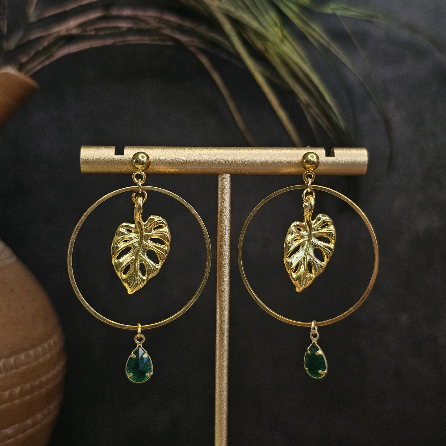 Boucles D’Oreilles - Les Monsteras