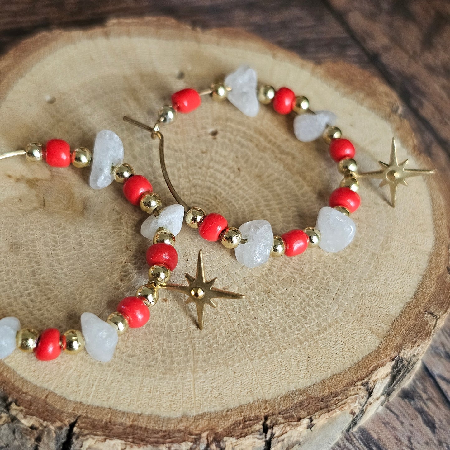 Boucles D’Oreilles - Les Créoles étoilées