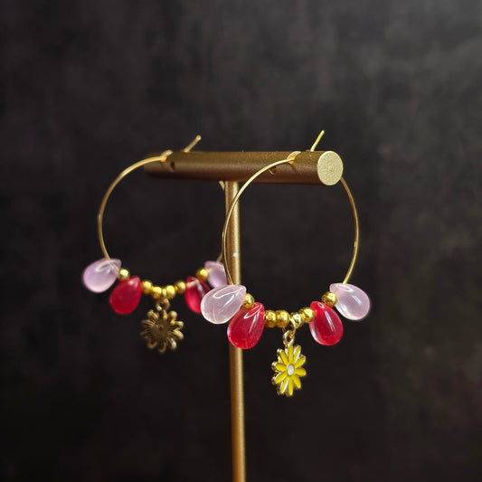 Boucles D’Oreilles - Les Créoles fleurit