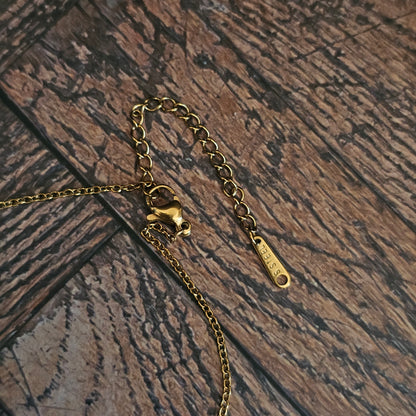 Collier "Les poissons de Flora" : Art Folklorique Peinte à la Main